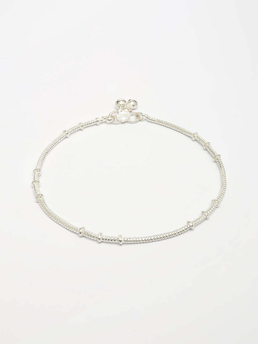 NVR Women's Set of 2 Silver-Plated Anklets | Grocsy