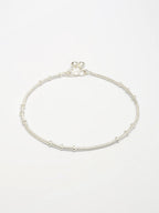 NVR Women's Set of 2 Silver-Plated Anklets | Grocsy