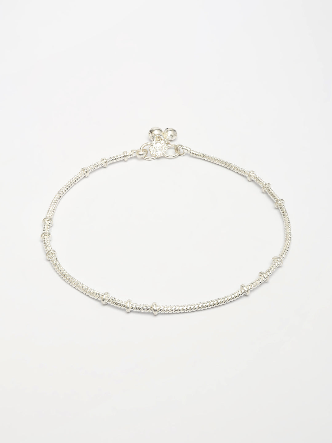 NVR Women's Set of 2 Silver-Plated Anklets | Grocsy