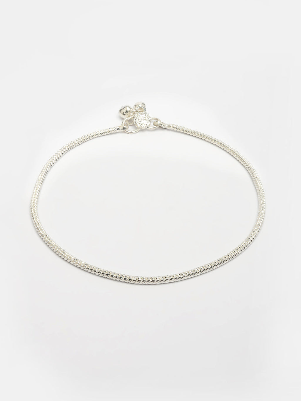 NVR Women's Set of 2 Silver-Plated Anklets | Grocsy