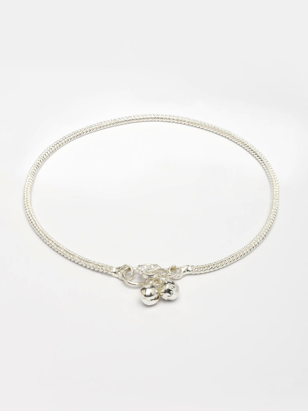 NVR Women's Set of 2 Silver-Plated Anklets | Grocsy