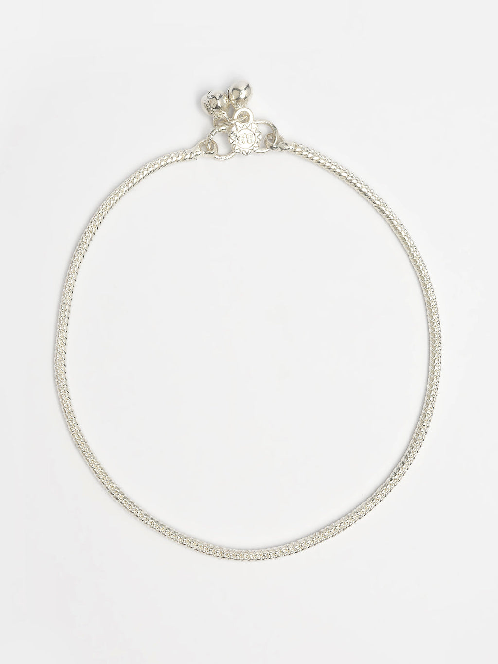 NVR Women's Set of 2 Silver-Plated Anklets | Grocsy