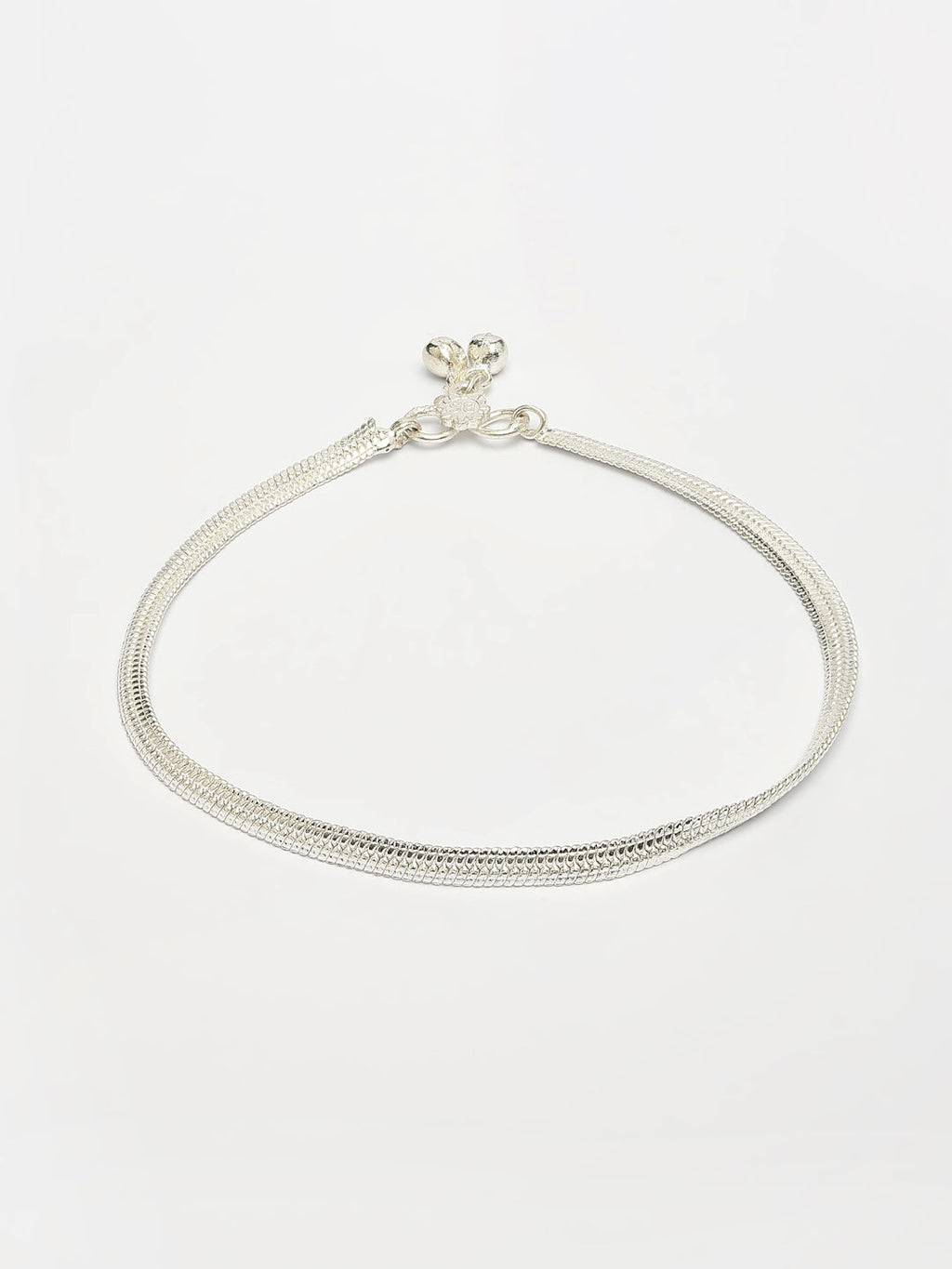NVR Women's Set of 2 Silver-Plated Anklets | Grocsy