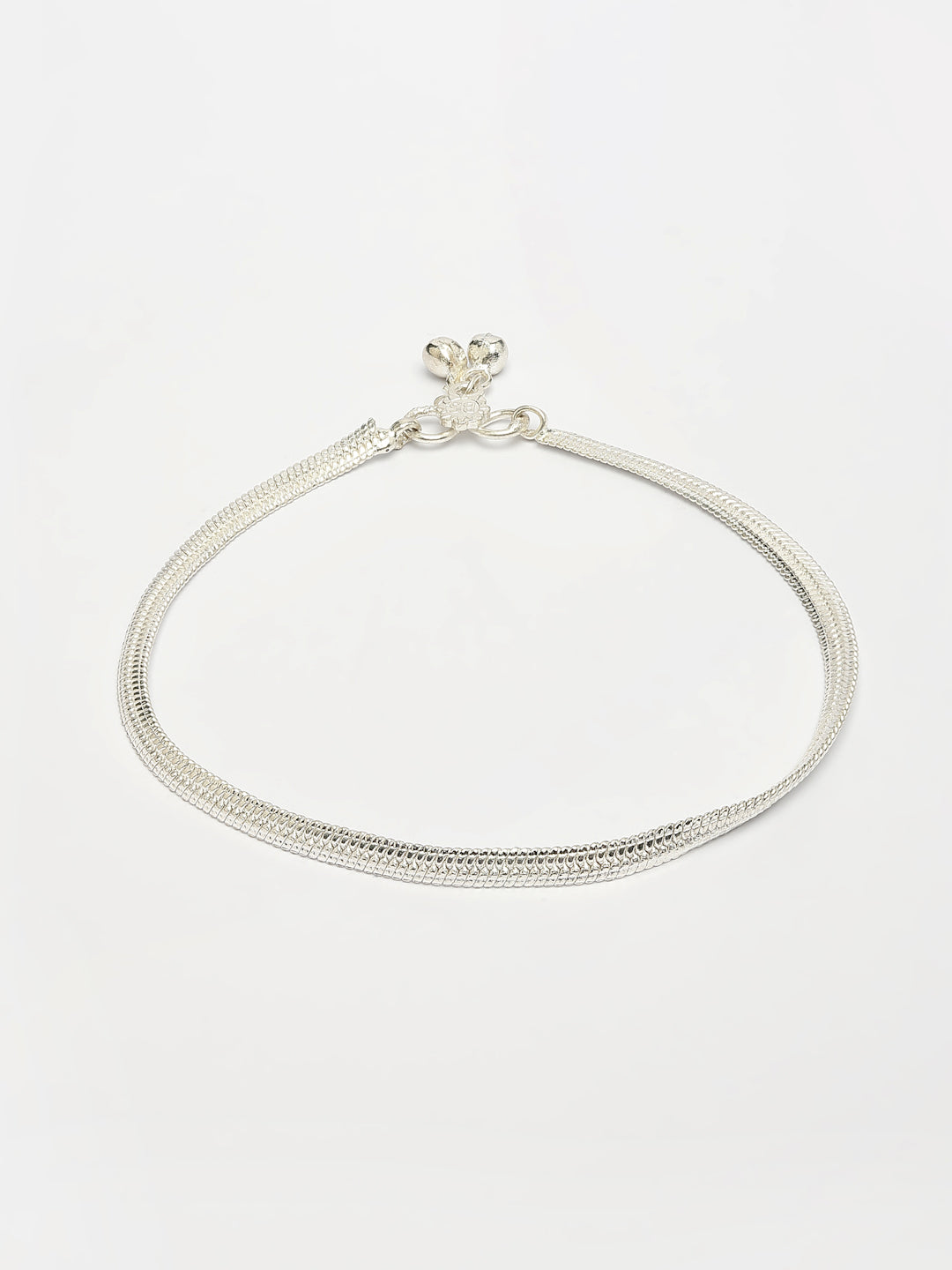 NVR Women's Set of 2 Silver-Plated Anklets | Grocsy