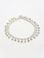 NVR Women's Set of 2 Silver-Plated Ghungroo-Beaded Anklets | Grocsy