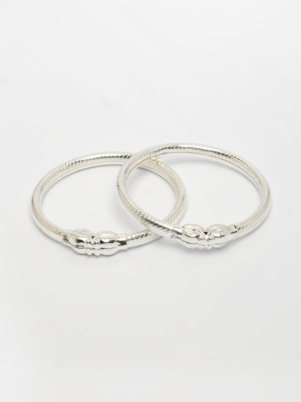 NVR Kids Set of 2 Silver- Toned Nazariya Kada Bracelet