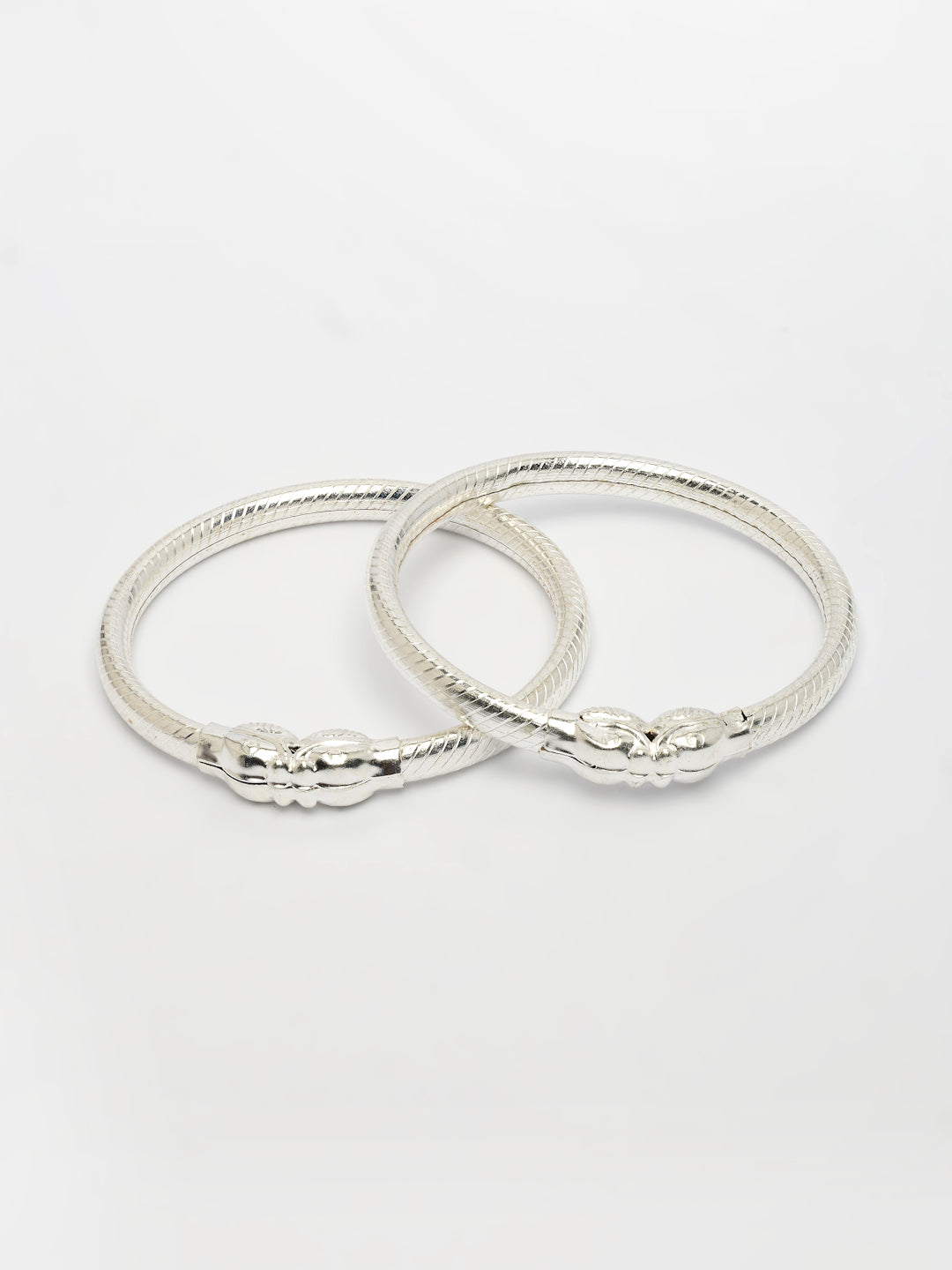 NVR Kids Set of 2 Silver- Toned Nazariya Kada Bracelet