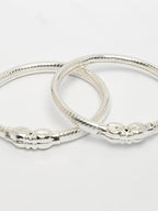 NVR Kids Set of 2 Silver- Toned Nazariya Kada Bracelet