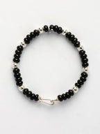 NVR Kids Pair of 2 Rhodium-Plated Artificial Beads Nazariya Kada Bracelet | Grocsy