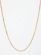 NVR Women's Set of 3 Gold-Polished Minimal Chain | Grocsy