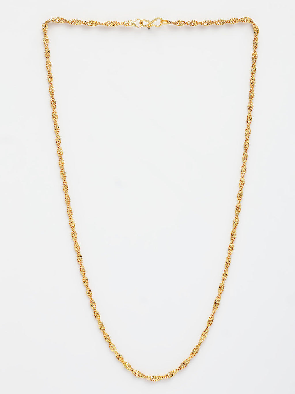 NVR Women's Set of 3 Gold-Polished Minimal Chain | Grocsy