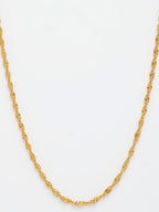 NVR Women's Set of 3 Gold-Polished Minimal Chain | Grocsy
