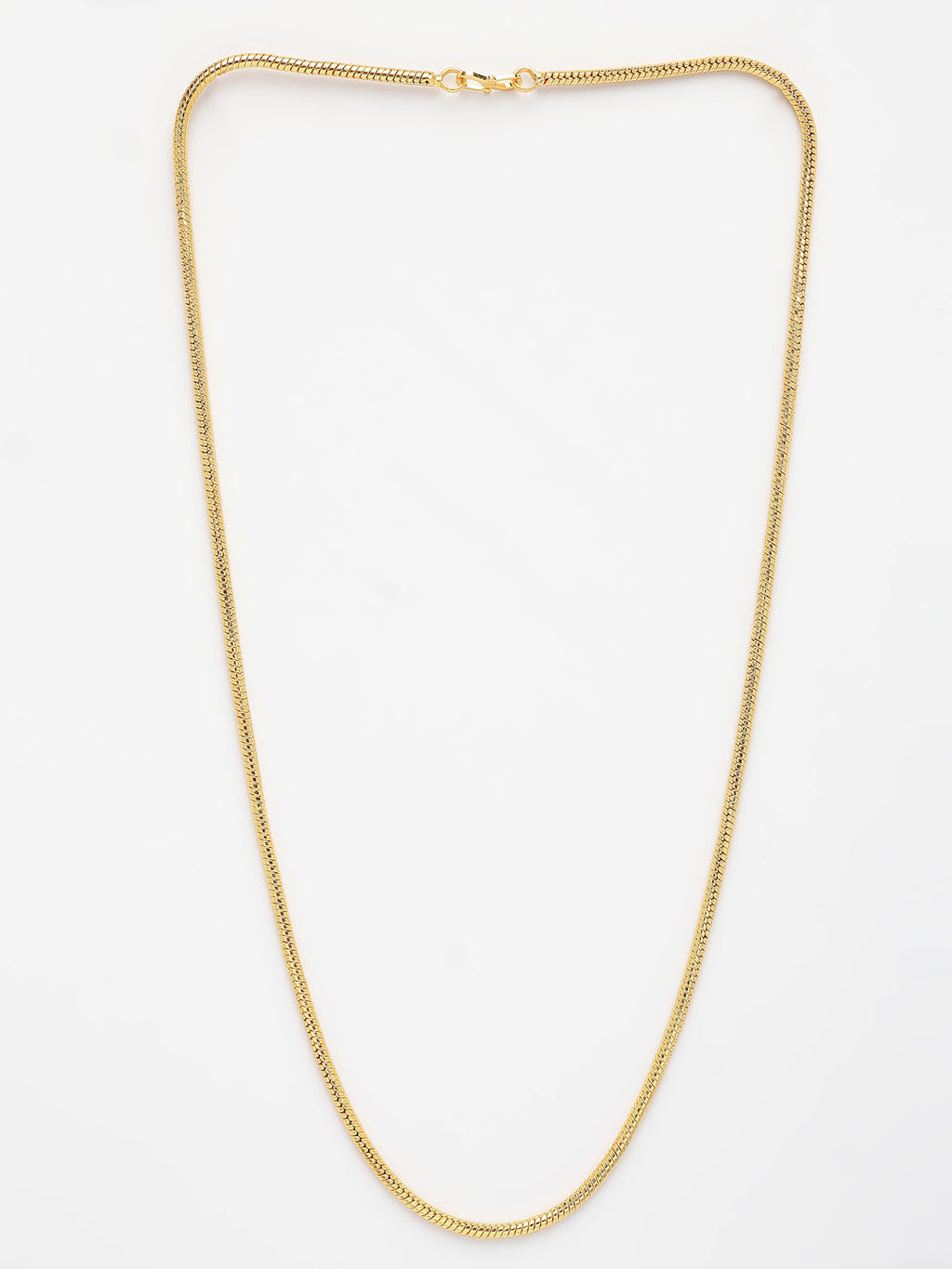 NVR Women's Set of 3 Gold-Polished Minimal Chain | Grocsy
