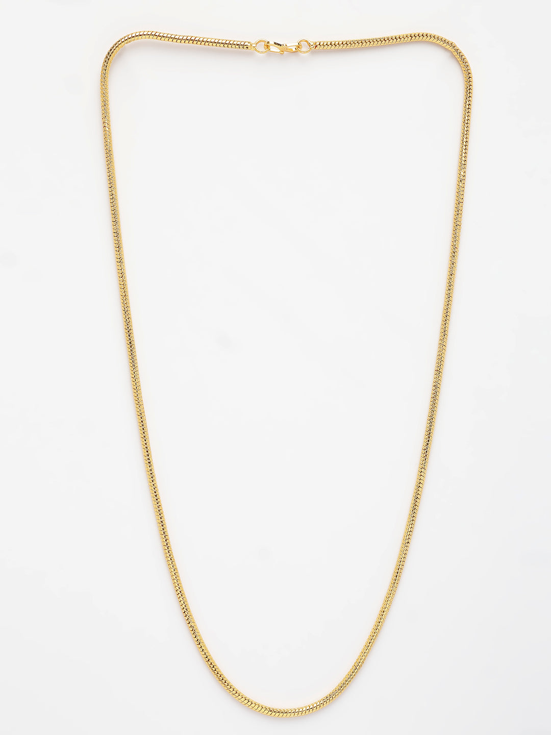 NVR Women's Set of 3 Gold-Polished Minimal Chain | Grocsy