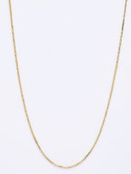 NVR Women's Set of 3 Gold-Polished Minimal Chain | Grocsy