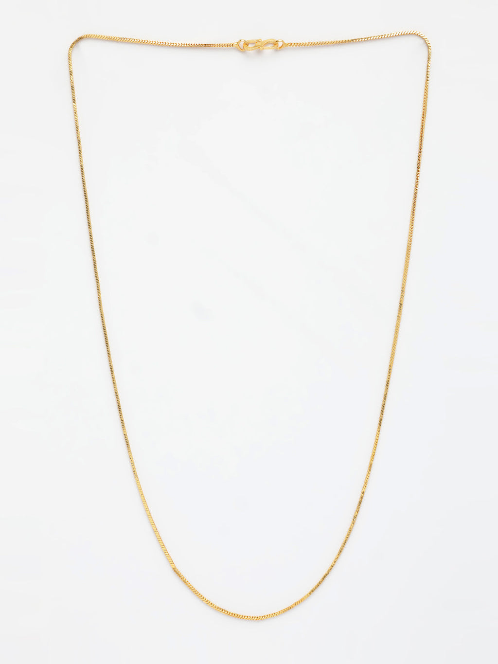 NVR Women's Set of 3 Gold-Polished Minimal Chain | Grocsy