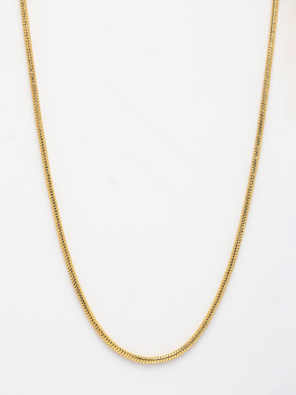 NVR Women's Set of 3 Gold-Polished Minimal Chain | Grocsy
