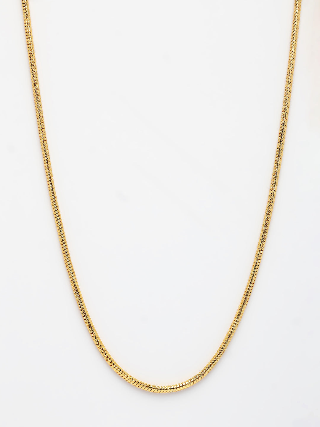 NVR Women's Set of 3 Gold-Polished Minimal Chain | Grocsy