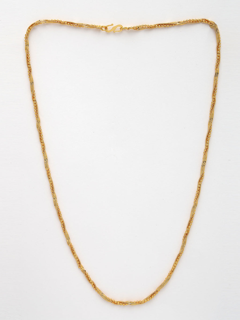 NVR Women's Set of 5 Gold-Polished Minimal Chain | Grocsy