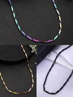 NVR Men Set of 3 Stainless Steel Stylish Chain | Grocsy