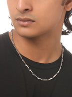 NVR Men Set of 3 Stainless Steel Trendy Stylish Chain | Grocsy