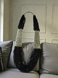 Inhanns Saree Shobha Statement Necklace - Black | Grocsy