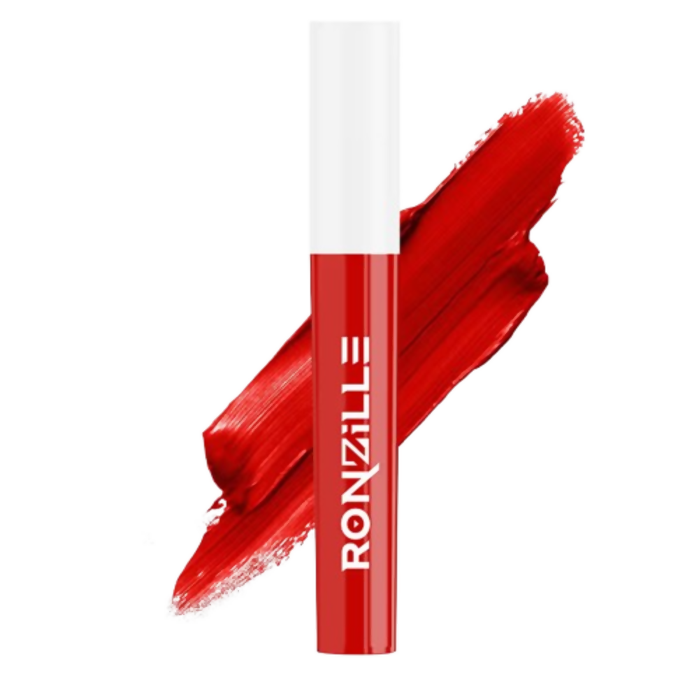 Ronzille Non Transfer Matte Liquid Lipstick Plus Lip Gloss - Reds And Maroons | Grocsy