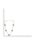 Rhodium Plated Kundan Necklace - Ruby Raang | Grocsy