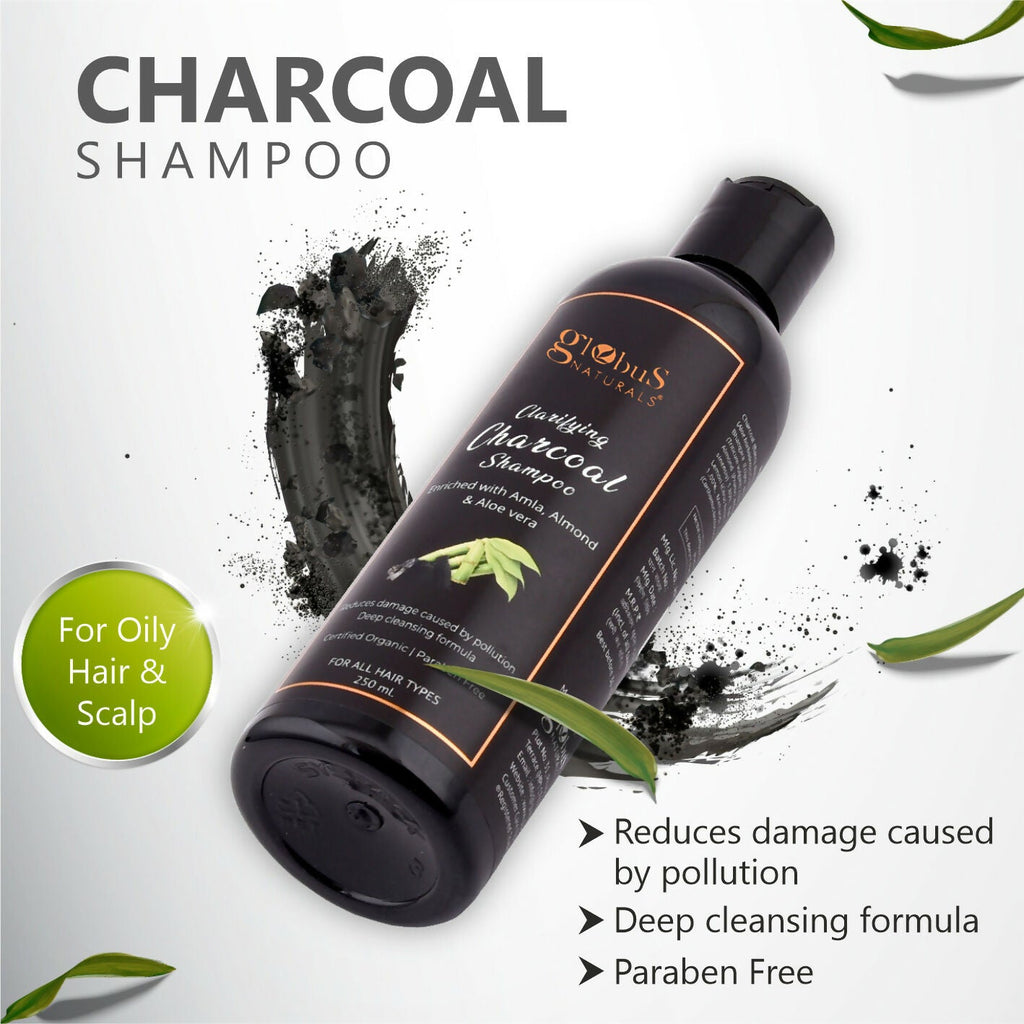 Globus Naturals Charcoal Shampoo | Grocsy