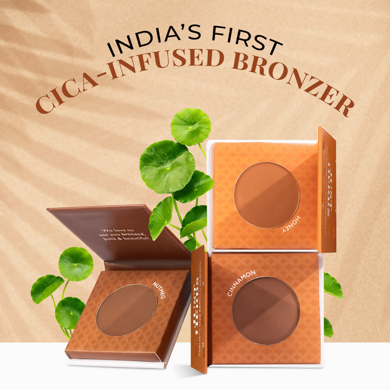 Just Herbs Nourishing Pressed Bronzer - Nutmeg | Grocsy