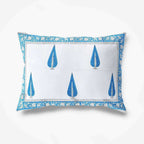 Hand Block Printed Double 230x270 Cms Jaipuri Bedspread with 2 Pillow Covers | Grocsy