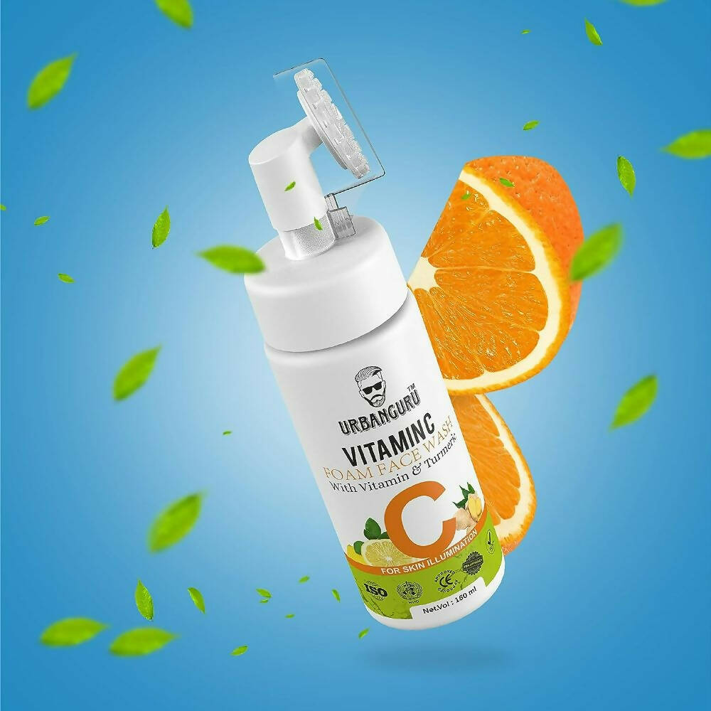 Urbanguru Men's Vitamin C Face Wash | Grocsy