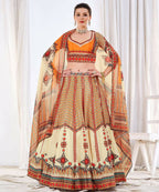 Wedding Designer Offwhite Chinon Lehengha Choli - Anbazaar | Grocsy