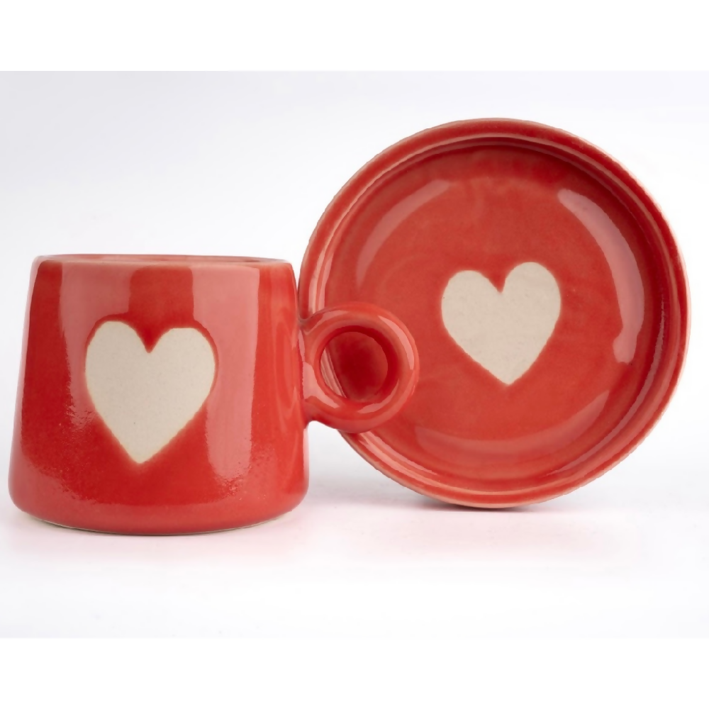 Simply Soho Ember Heart Mug | Grocsy