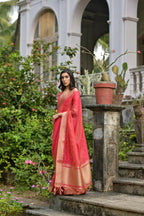 Gajri Kalyani Silk Woven Design Saree - Priyalaxmi | Grocsy