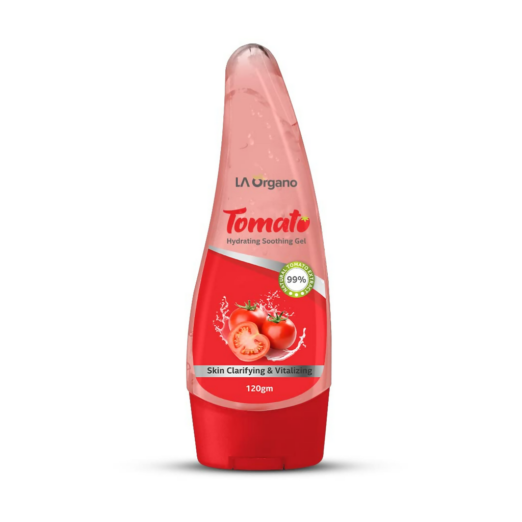 LA Organo Tomato Hydrating Soothing Gel with Vitamin E & Aloevera Extract | Grocsy