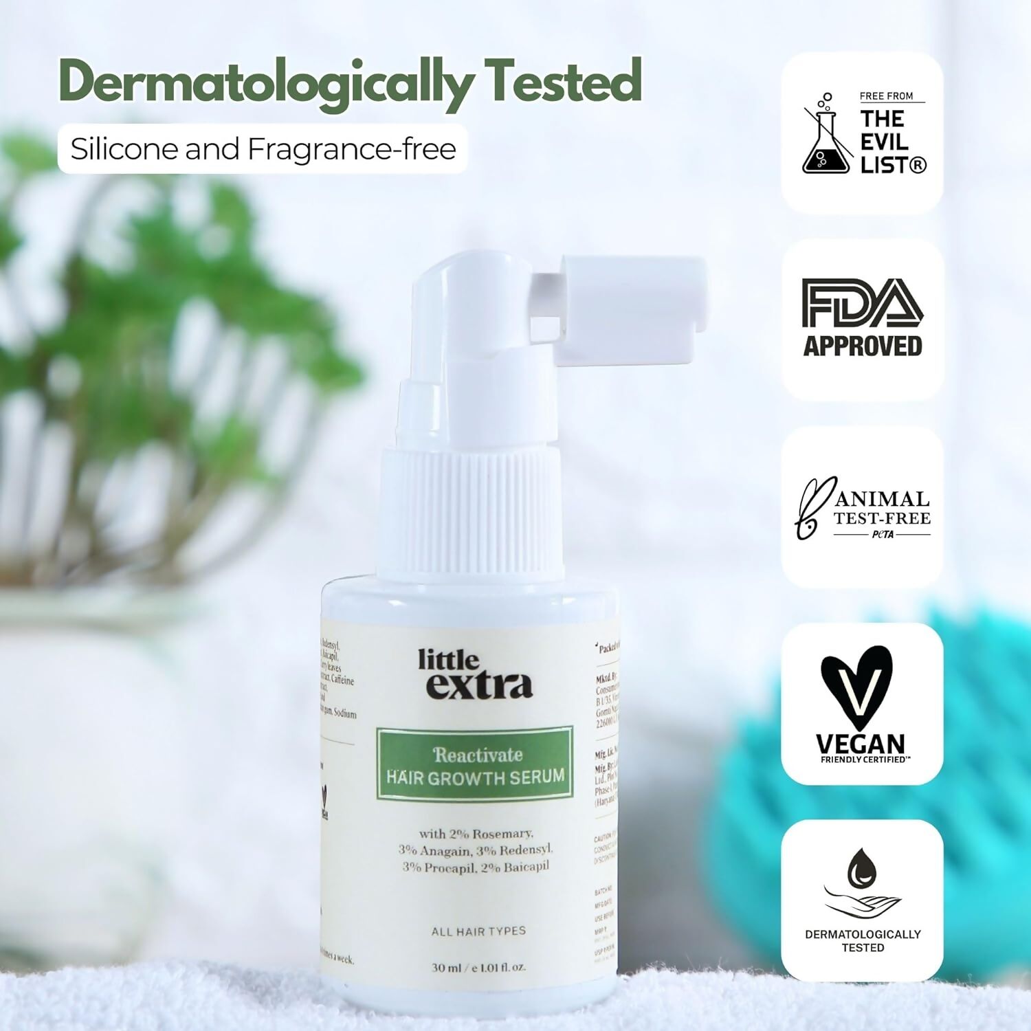 Little Extra Reactivate Hair Growth Serum | Grocsy