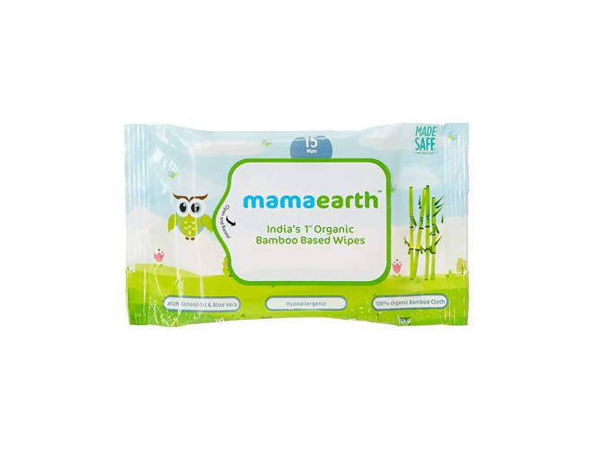 Mamaearth India's 1st Organic Bamboo Based Wipes | Grocsy