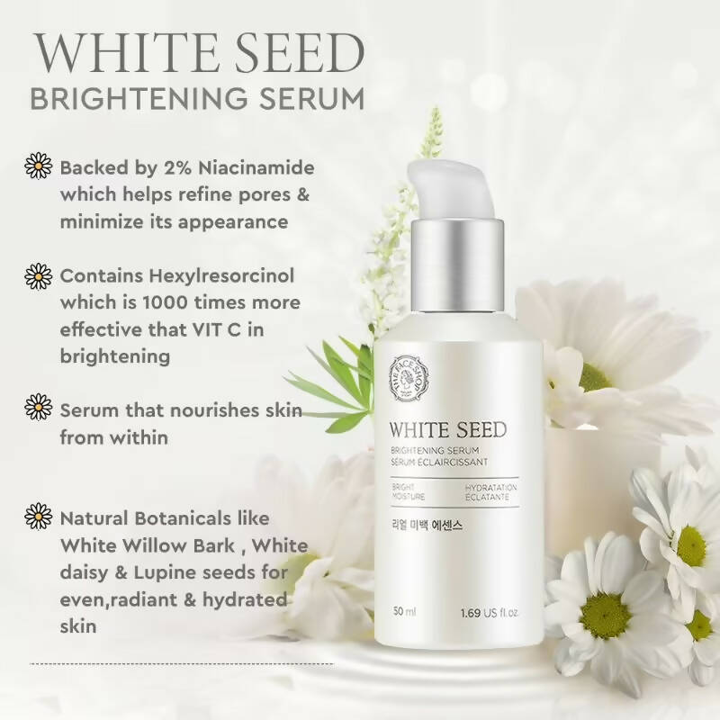The Face Shop White Seed Brightening Serum - Korean Skincare | Grocsy
