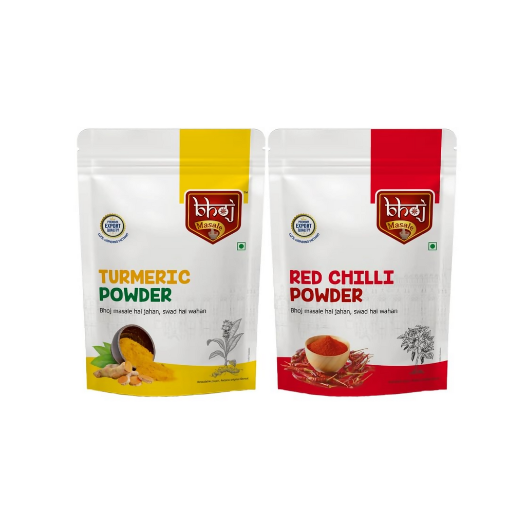Bhoj Masale Haldi And Red Chilli Powder | Grocsy