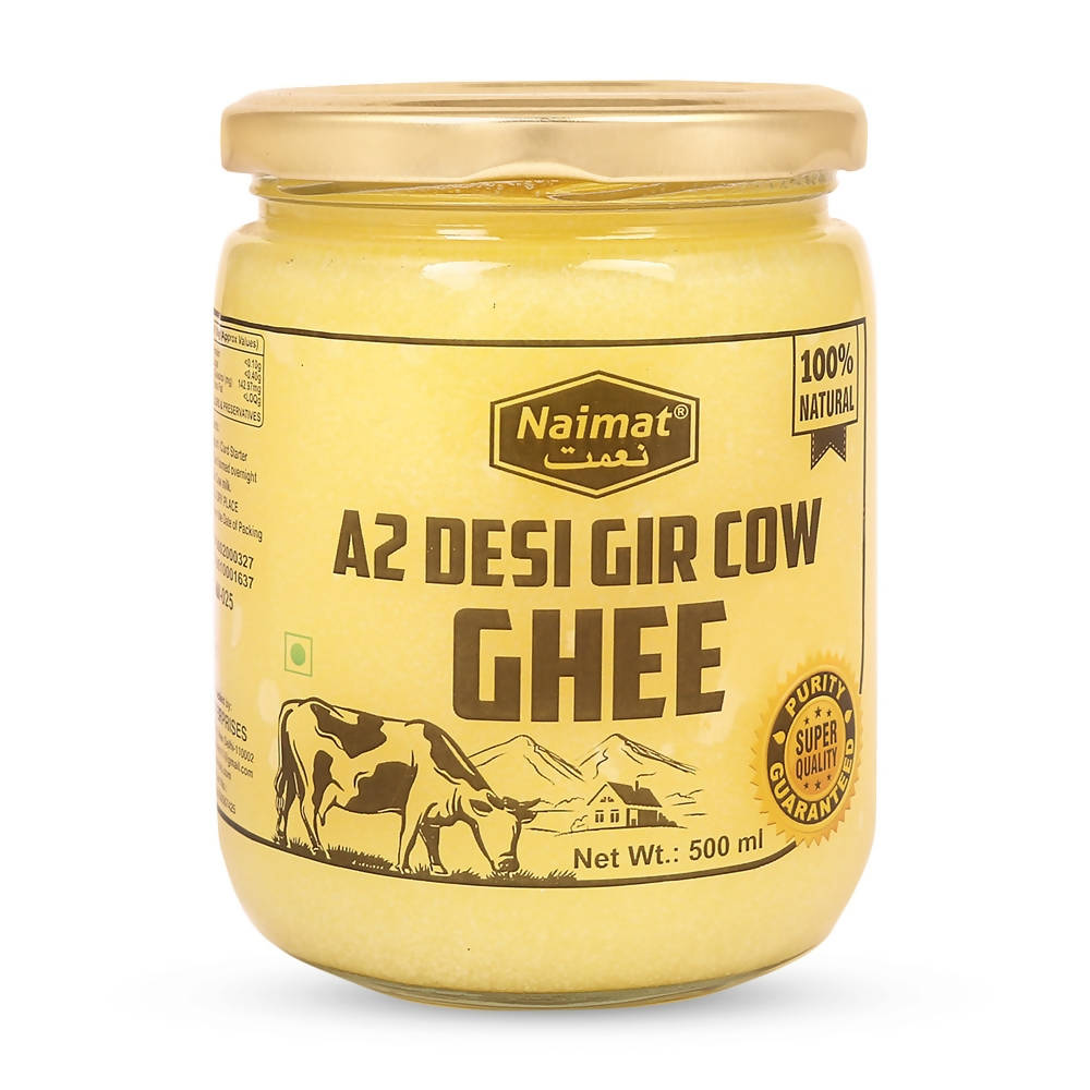 Naimat A2 Desi Gir Cow Ghee | Homemade Ghee From Desi Cow Milk | Certified Organic Ghee | Grocsy