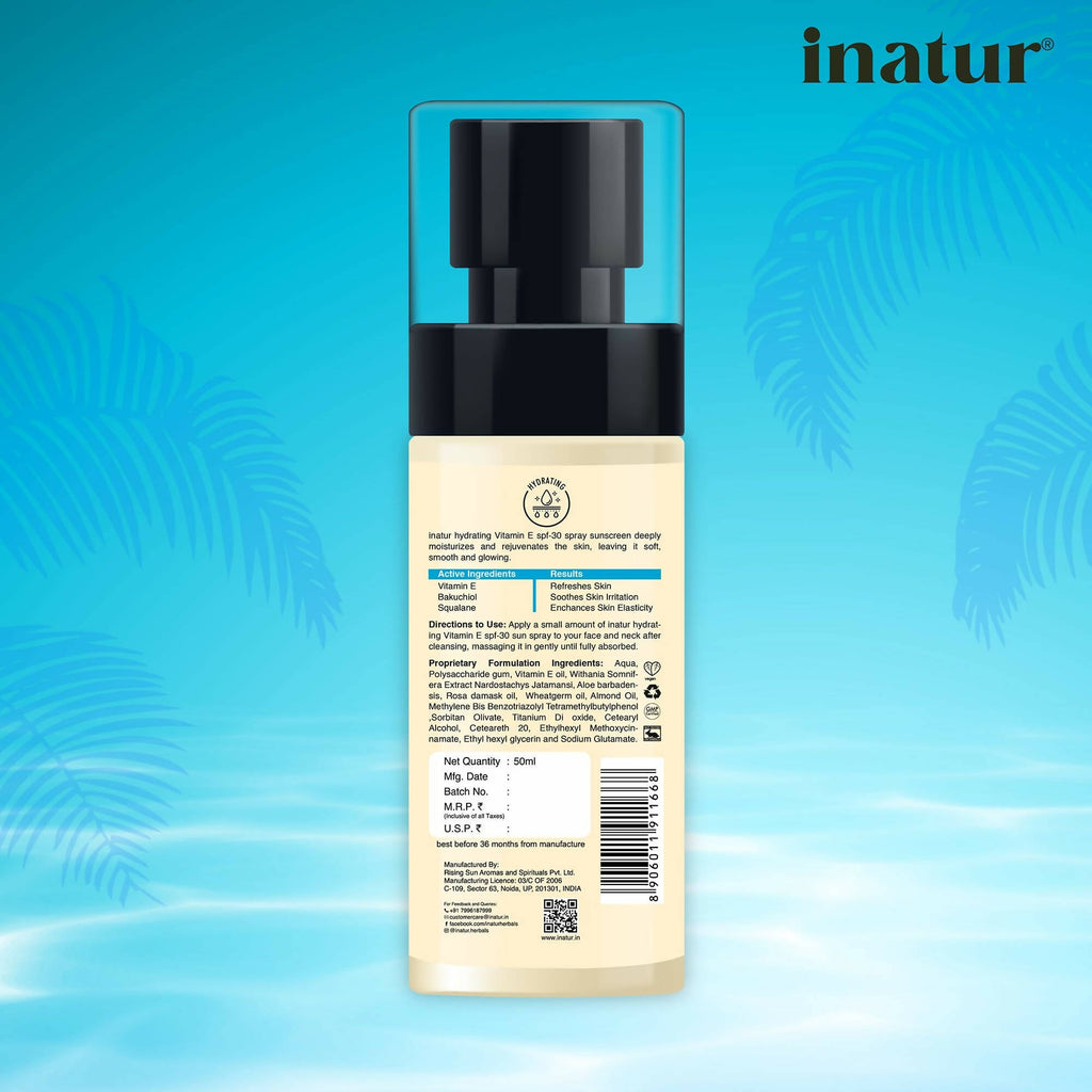 Inatur Vitamin E Sun Spray SPF 30 | Grocsy