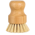 Not Available Bamboo Dish Scrub Brush for Kitchen | Grocsy