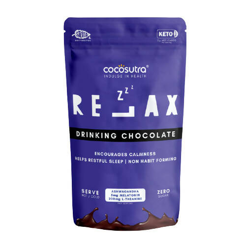 Cocosutra Lite - Relax - Sugar Free Drinking Chocolate Mix | Grocsy