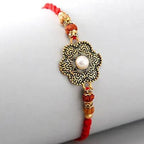 Meenakari Rakhi & Assorted Dry Fruits Jars | Grocsy