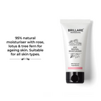 Brillare Age Revival Natural Moisturiser Cream with Indian Rose and Lotus | Grocsy