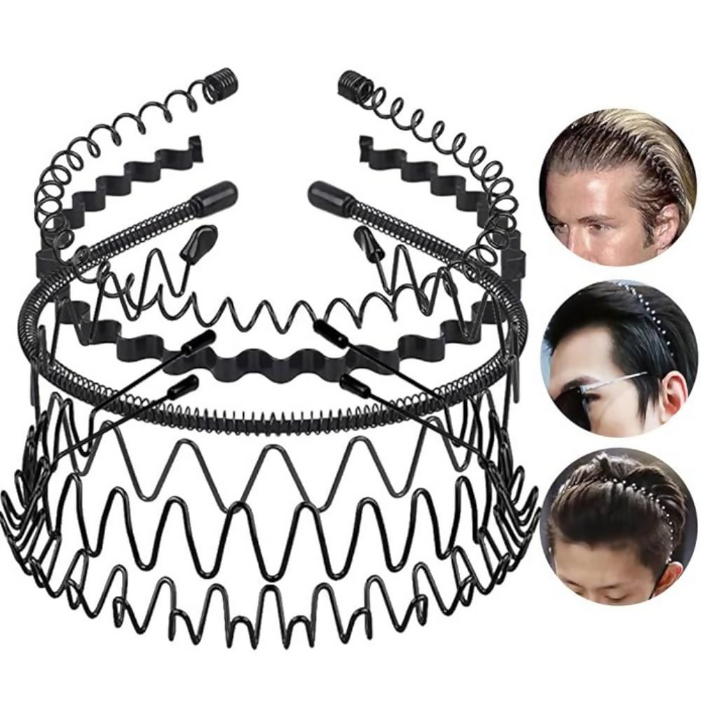 Bronson Professional Metal Hair Band Set - Black | Grocsy