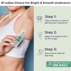 Sanfe Underarm Lightening Roll On with 5% AHA, Glycolic Acid & Salicylic acid for Women | Grocsy