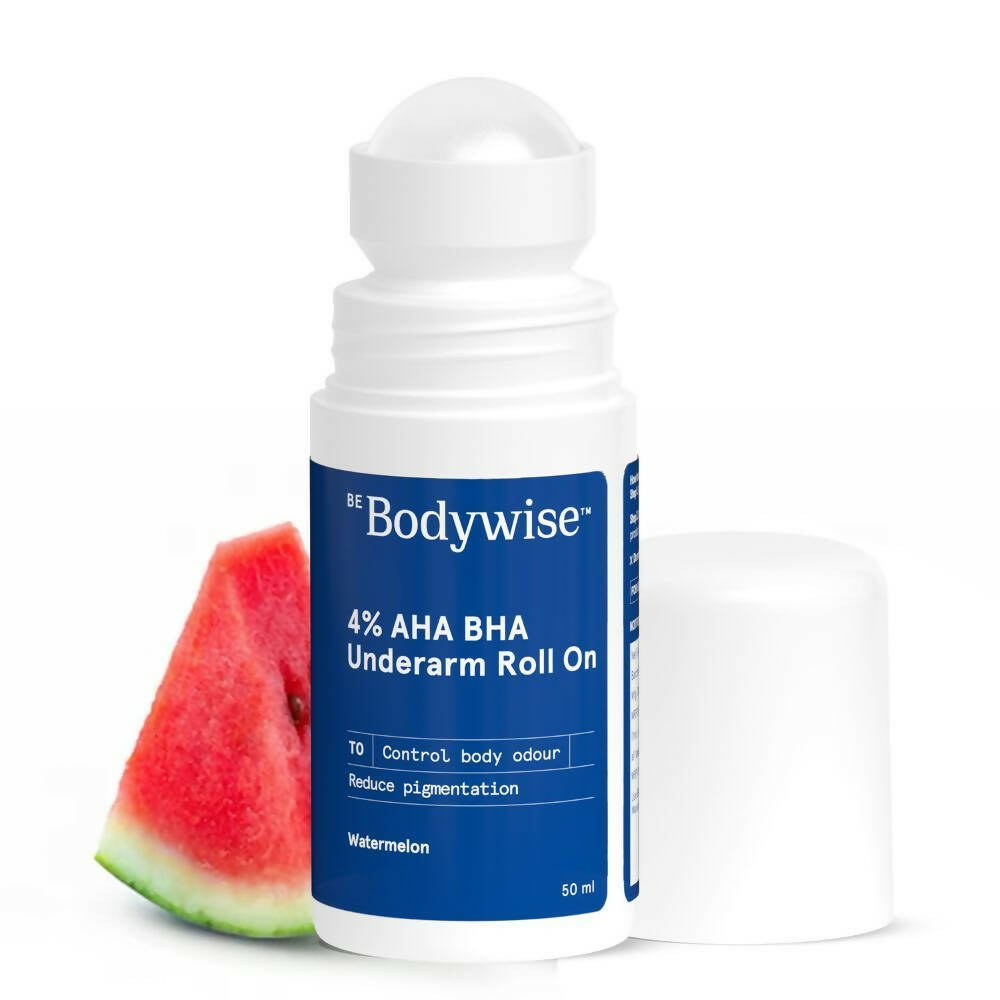 BeBodywise 4% AHA BHA Underarm Roll On - Watermelon | Grocsy