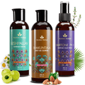 Avimee Herbal Anti Hairfall Kit - Oil, Cleanser and Scalp Spray, Controls Hair Fall and Strengthens Hair Root, With Rosemary, Amla, Methi & Bhringraj | Grocsy